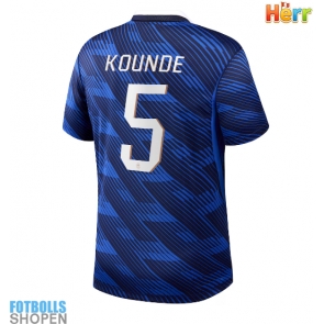 Billiga Frankrike Jules Kounde #5 Hemmatröja VM 2026 Kortärmad